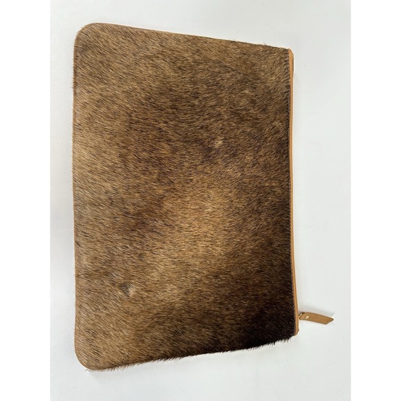 Gigi New York Uber Clutch Pony Hair Calf Hide 13.5\